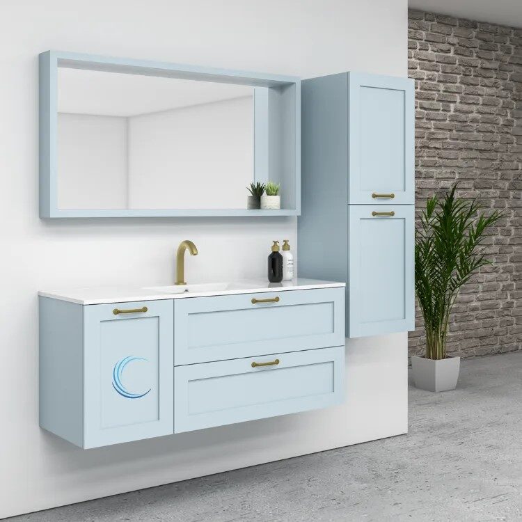 ארונות אמבטיה כפתרון אחסון חכם וסדר בחדר הרחצה