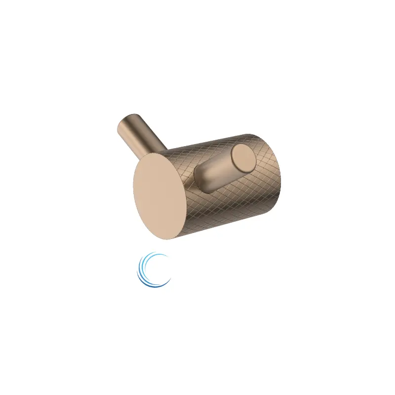 מתלה מגבת פנים כפול 4519 גוון רוז גולד מט