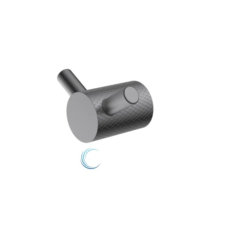 מתלה מגבת פנים כפול 4519 גוון גרפיט מט