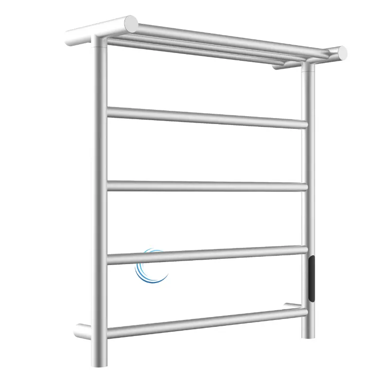 מחמם מגבות TH017 לחדר רחצה 60/23/60 ס";מ גוון ניקל מוברש מט