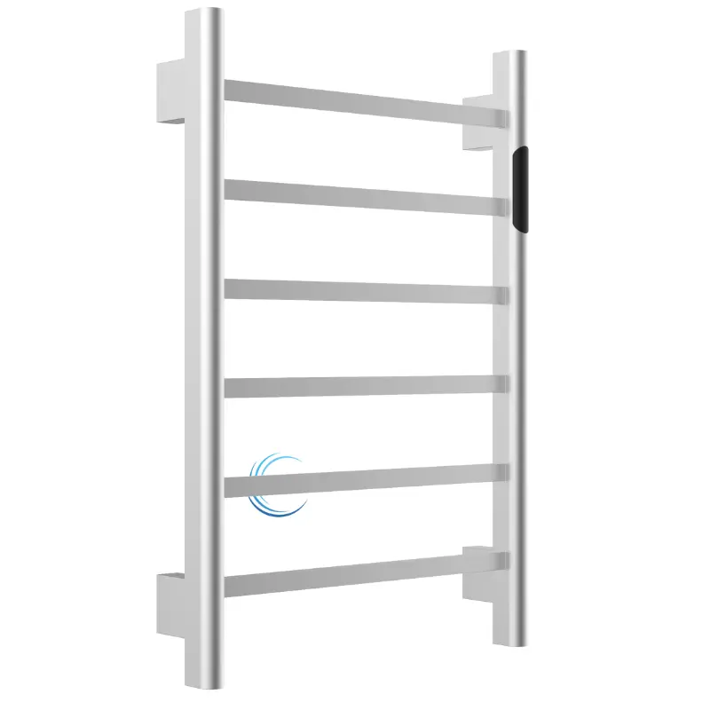 מחמם מגבות TH002 לחדר רחצה 58/50/70 ס";מ גוון ניקל מוברש מט