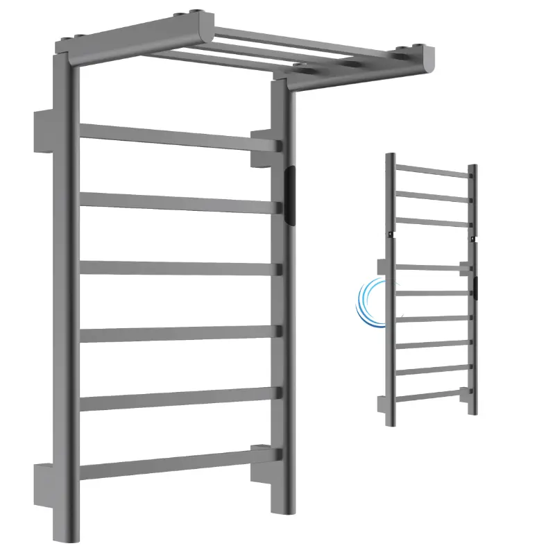 מחמם מגבות TH008 לחדר רחצה 50/75/85 ס";מ גוון גרפיט מט