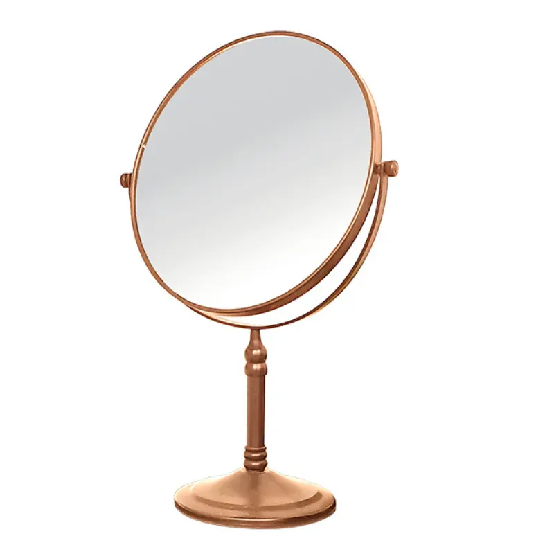 מראה מגדילה M27 פי 7 שולחנית רוז גולד מט