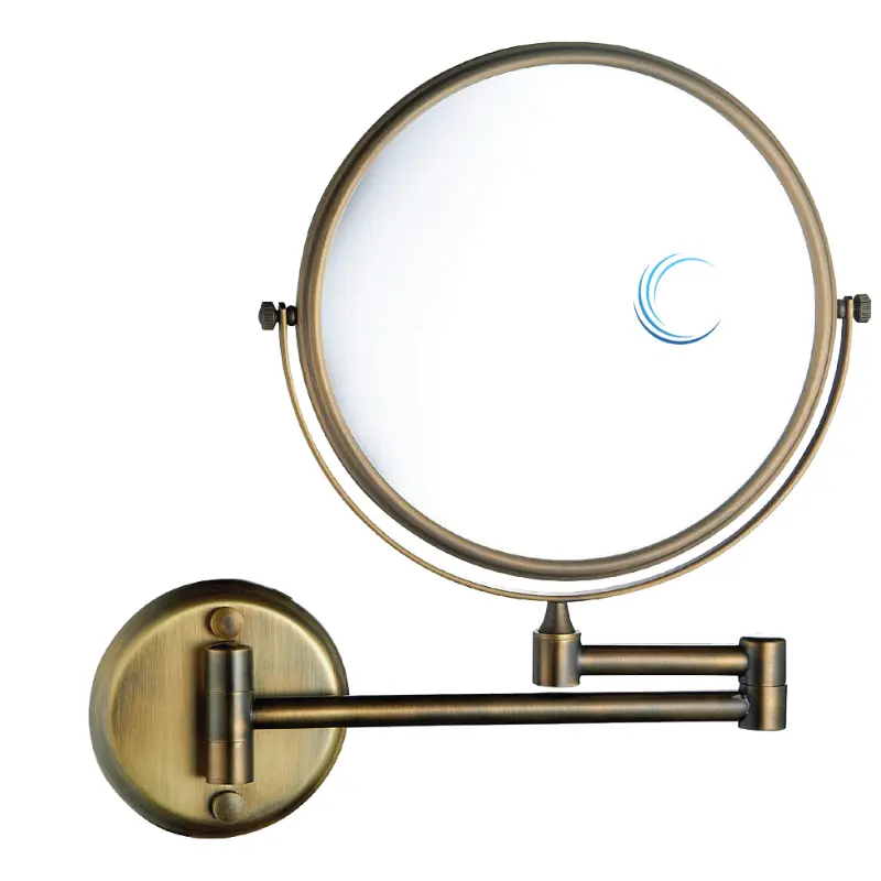 מראה מגדילה M8 פי 7 בסיס עגול ברונזה מט