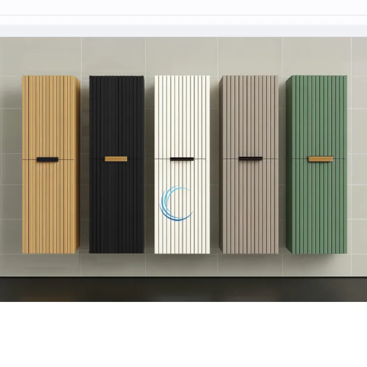 ארון אמבטיה תלוי טראמפ שחור **אספקה מיידית** משטח חרס אינטגרלי / בוצ';ר