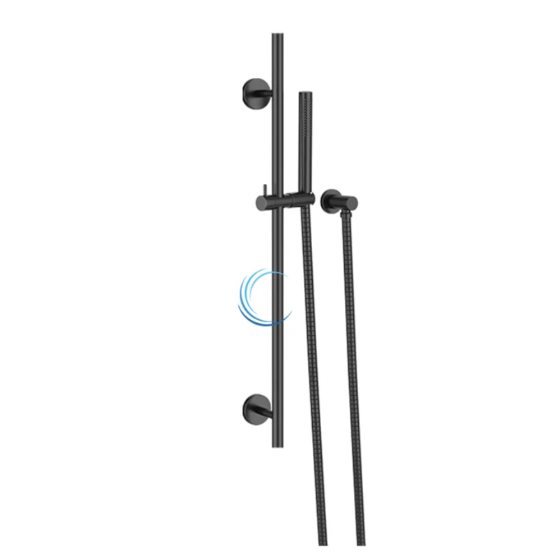 מוט רחצה 5507 למקלחת BRASS בגוון שחור מט