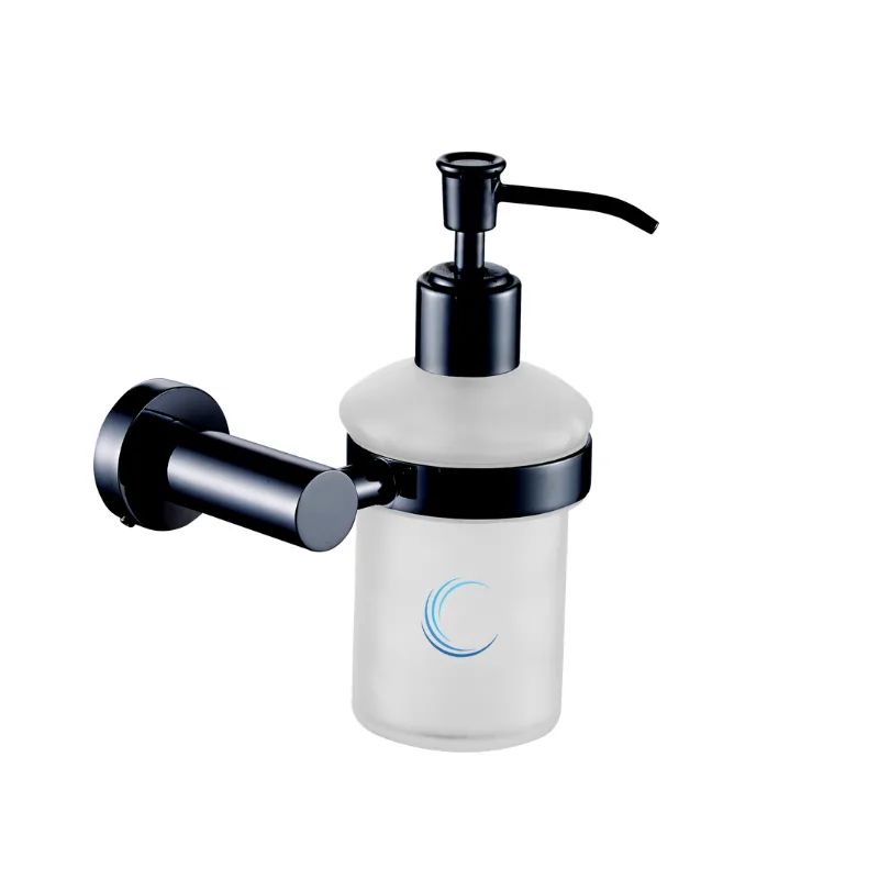 דיספנסר לסבון נוזלי 4552 גוון שחור מט ROUND