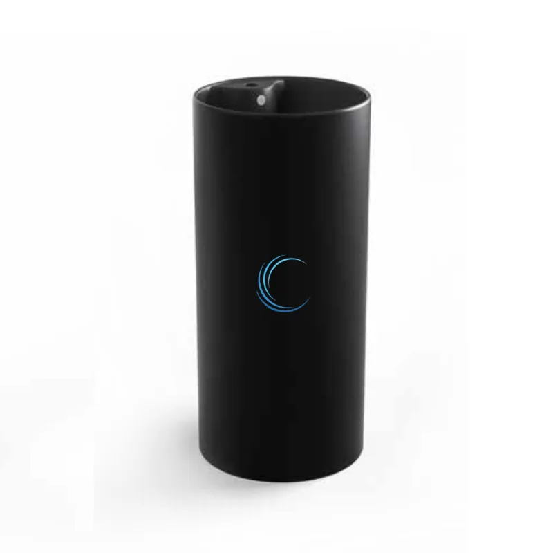 כיור עומד חרס 9605 פריסטנד קוטר 40 ס";מ בגוון שחור מט