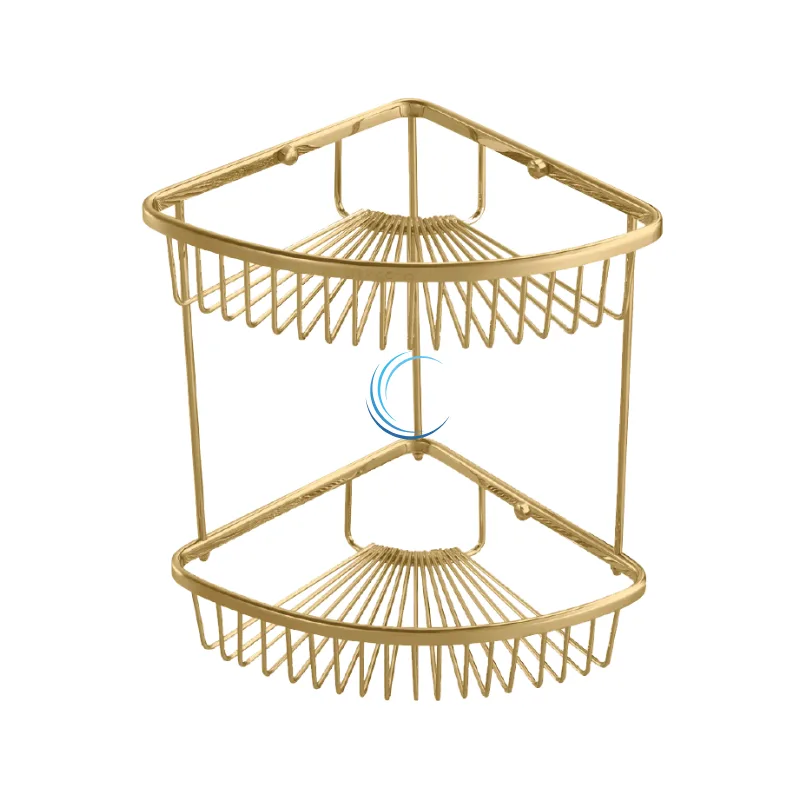 רשת פינתית דו קומתית מעוגלת 610 גוון זהב מבריק - BRASS