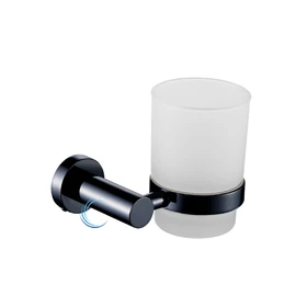 כוס למברשות שיניים לקיר 4558 גרפיט מט ROUND