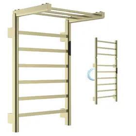 מחמם מגבות TH008 לחדר רחצה 50/75/85 ס"מ גוון זהב מט