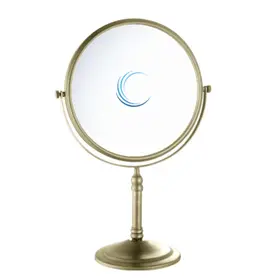 מראה מגדילה M27 פי 7 שולחנית זהב מט