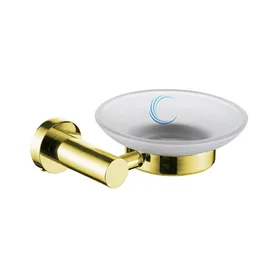 מחזיק סבוניה תלוי זהב מט