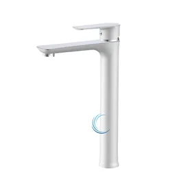 ברז פרח גבוה 3703 לכיור מונח בגוון לבן מט