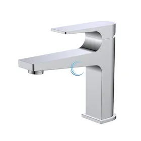 ברז נמוך לכיור אינטגרלי ניקל מבריק