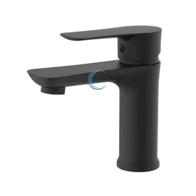 ברז פרח נמוך 3701 לכיור אינטגרלי בגוון שחור מט