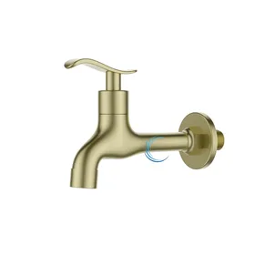 ברז מים קרים קצר מהקיר 1335 זהב מט