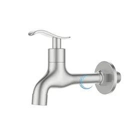 ברז מים קרים קצר מהקיר 1335 ניקל מוברש