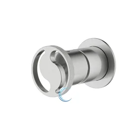 אינטרפוץ 3 דרך ידית שיבר ניקל מוברש