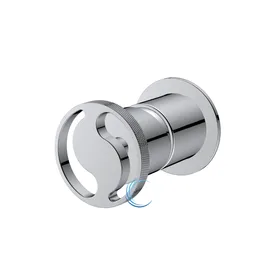 אינטרפוץ 3 דרך ידית שיבר ניקל מבריק