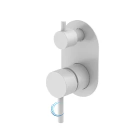 אינטרפוץ 4 דרך 1204 ידית סטיק בגוון לבן מט