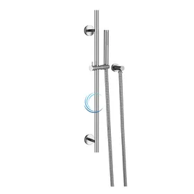 מוט רחצה 5507 למקלחת BRASS בגוון ניקל מבריק