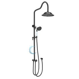 מוט פינוק טלסקופי בעיצוב ענתיק עשוי BRASS שחור מט