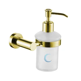 דיספנסר לסבון נוזלי 4552 גוון זהב מט ROUND