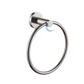 טבעת למגבת 4560 ניקל מוברש ROUND