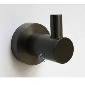 קולב מגבות בודד 4554 גרפיט מט ROUND