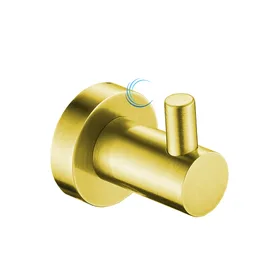 קולב מגבות בודד 4554 זהב מט ROUND