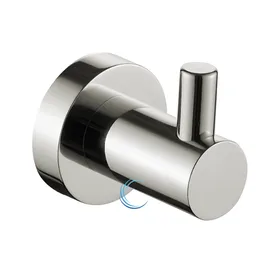 קולב מגבות בודד 4554 ניקל מוברש ROUND