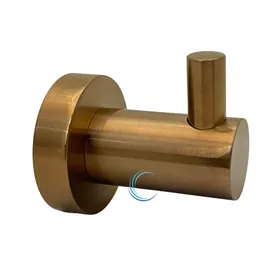 קולב מגבות בודד 4554 רוז גולד מט ROUND