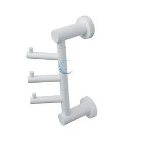 קולב מגבות שלישיה 4566 לבן מט ROUND