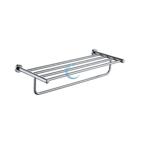 מדף מגבות 60 ס"מ 4588 ניקל מבריק מידה 60 ס"מ ROUND