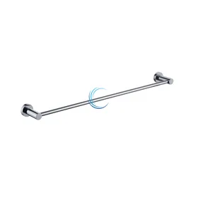 מתלה מגבת בודד 60 ס"מ 4524 ניקל מבריק ROUND