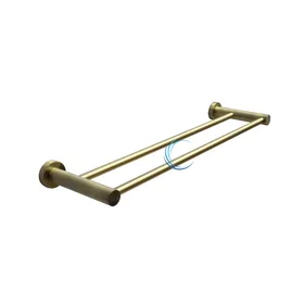 מוט מגבות כפול 60 ס"מ 4548 ברונזה מט ROUND