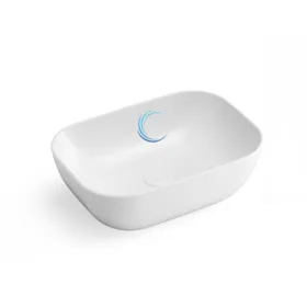 כיור מונח חרס 9850S לארון קטן 36/25/11.5 ס"מ לבן מט