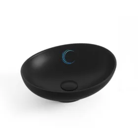 כיור מונח חרס אובלי 9450S לארון קטן 36/30/12.5 ס"מ שחור מט