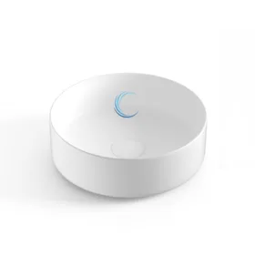 כיור מונח חרס עגול 9469 מעוצב 36/12 ס"מ לבן מט