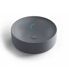 כיור מונח חרס עגול 9457 מעוצב 42/14 ס"מ אפור כהה מט