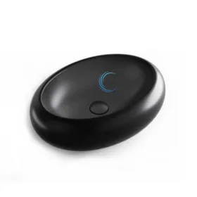 כיור מונח חרס 9854S אובלי 48/34/15 ס"מ שחור מט