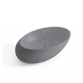 כיור מונח חרס 9862 מעוצב 49/32/14 ס"מ אפור כהה מט