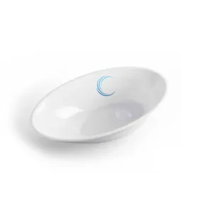 כיור מונח חרס 9864 מעוצב 55/32/14 ס"מ לבן מבריק