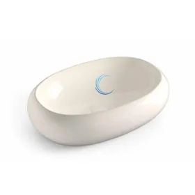 כיור מונח חרס 9854 מעוצב 56/33/14 ס"מ פרגמון מבריק