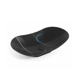 כיור חרס 9224 מעוצב 64/37/16 שחור מט קלקתא