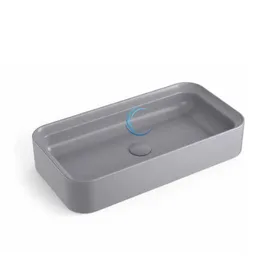 כיור חרס 9016 מעוצב 75/40/14 אפור מט