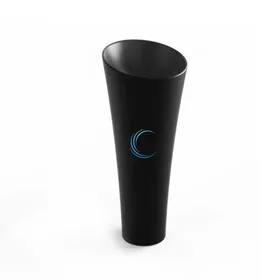 כיור עומד חרס 9604 פריסטנד קוטר 42.5 ס"מ בגוון שחור מט