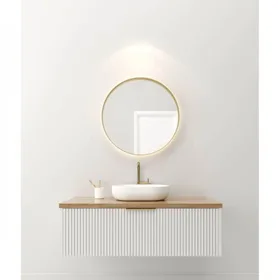 ארון אמבטיה תלוי מעוצב איזבל גוון אפוקסי משטח בוצ'ר