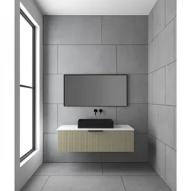 ארון אמבטיה תלוי יוקרתי איזבל גוון אפוקסי קוריאן לבן